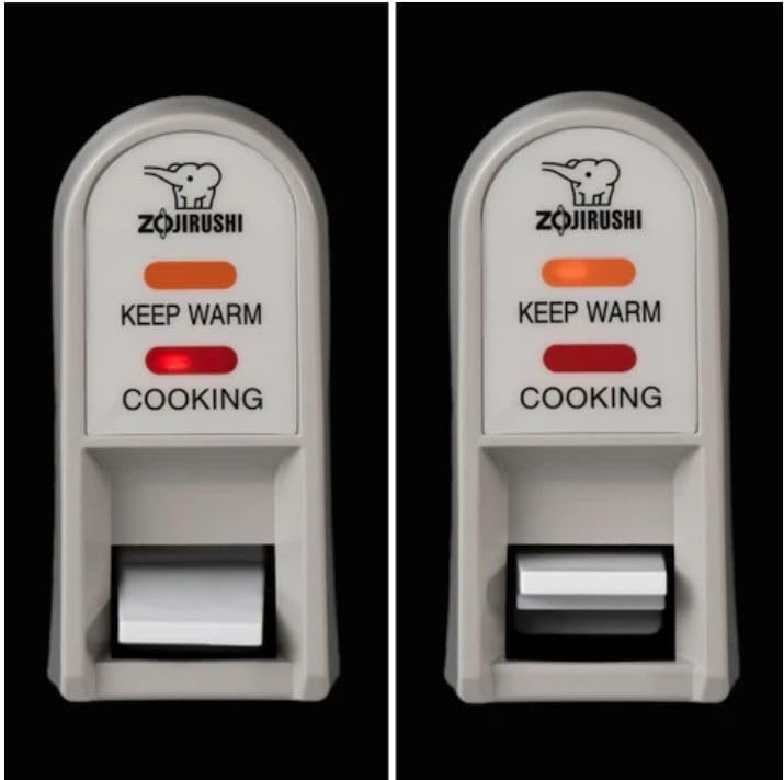 image:imageZojirushi 3 Cup Rice CookerSteamer White3 cup