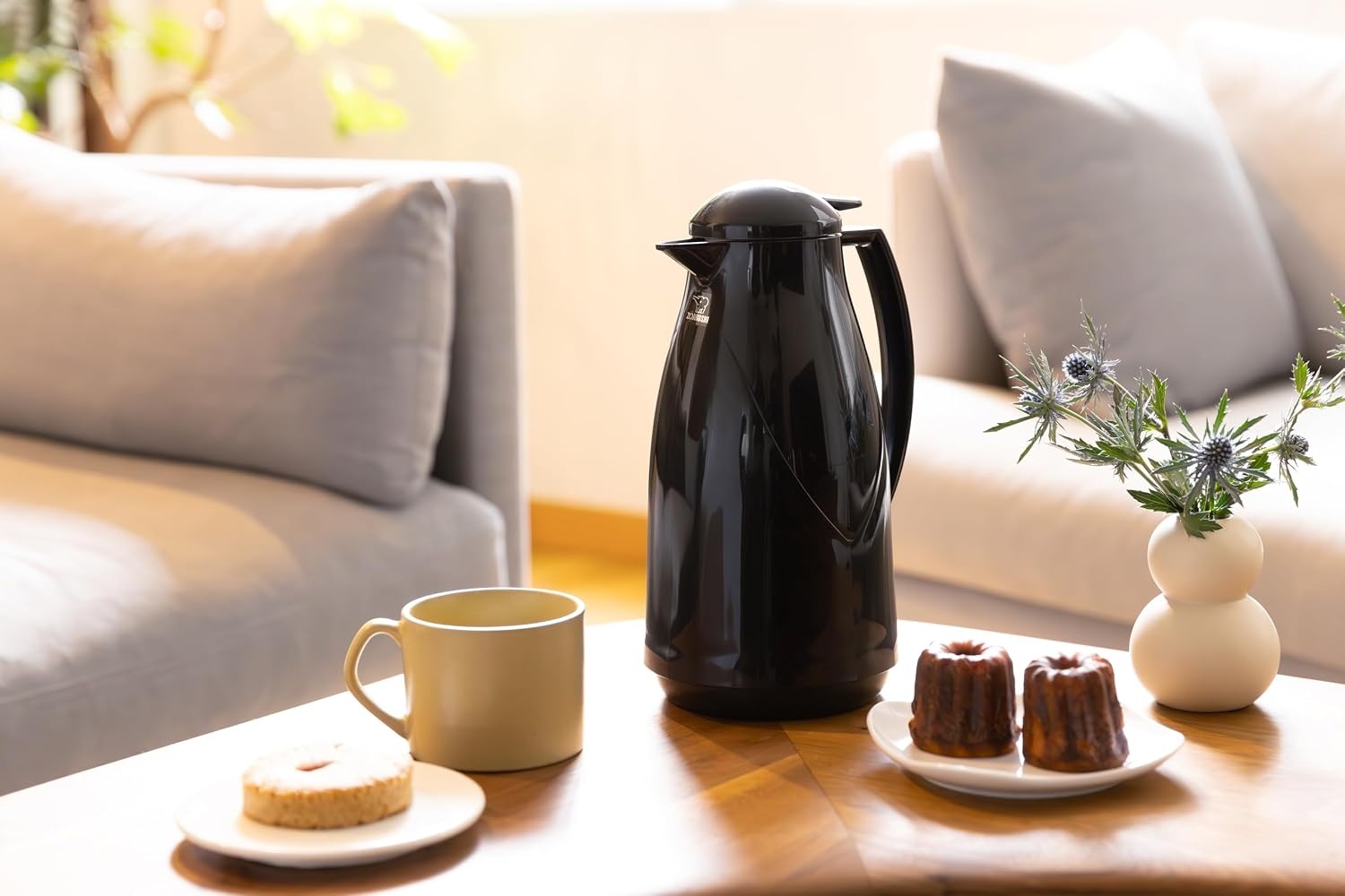 image:imageZojirushi AGKB10BA Euro Carafe 1 Liter Black Made in JapanBlack