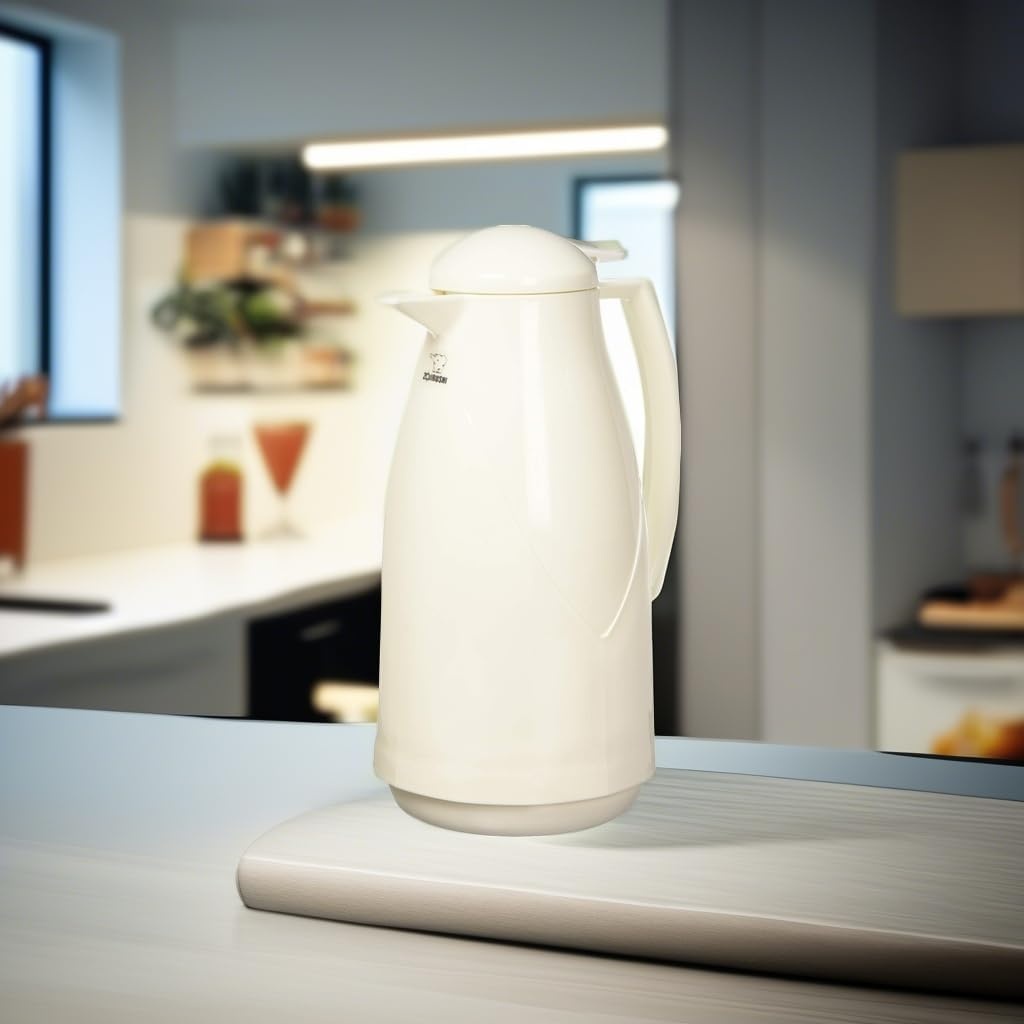 image:imageZojirushi AGKB10BA Euro Carafe 1 Liter Black Made in JapanWhite