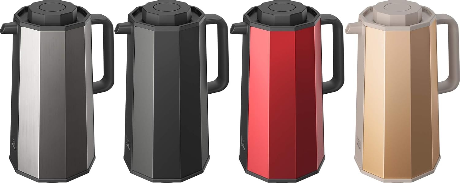 image:imageZojirushi AHEAE10RA Glass Vacuum Carafe 10 Liter RedGold
