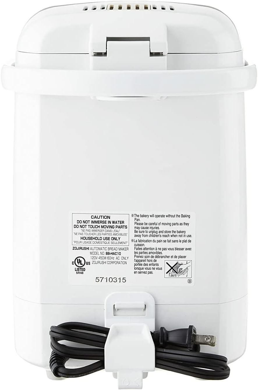 image:imageZojirushi Bb HAC10 Home Bakery Mini Breadmaker 1 Lb White1 lb