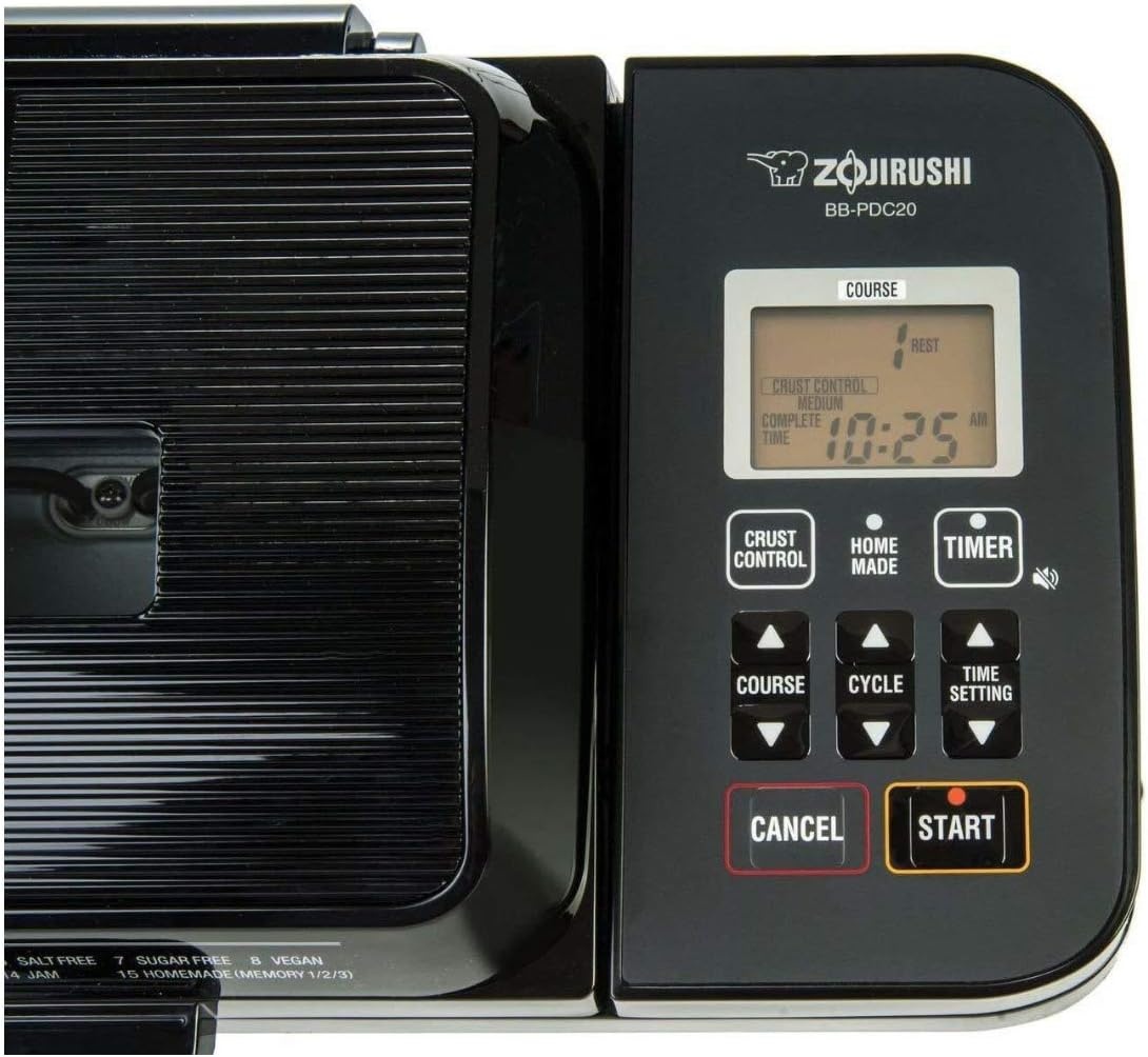 image:imageZojirushi Bb PDC20BA Virtuoso Plus 2 Lb Breadmaker BlackBreadmaker