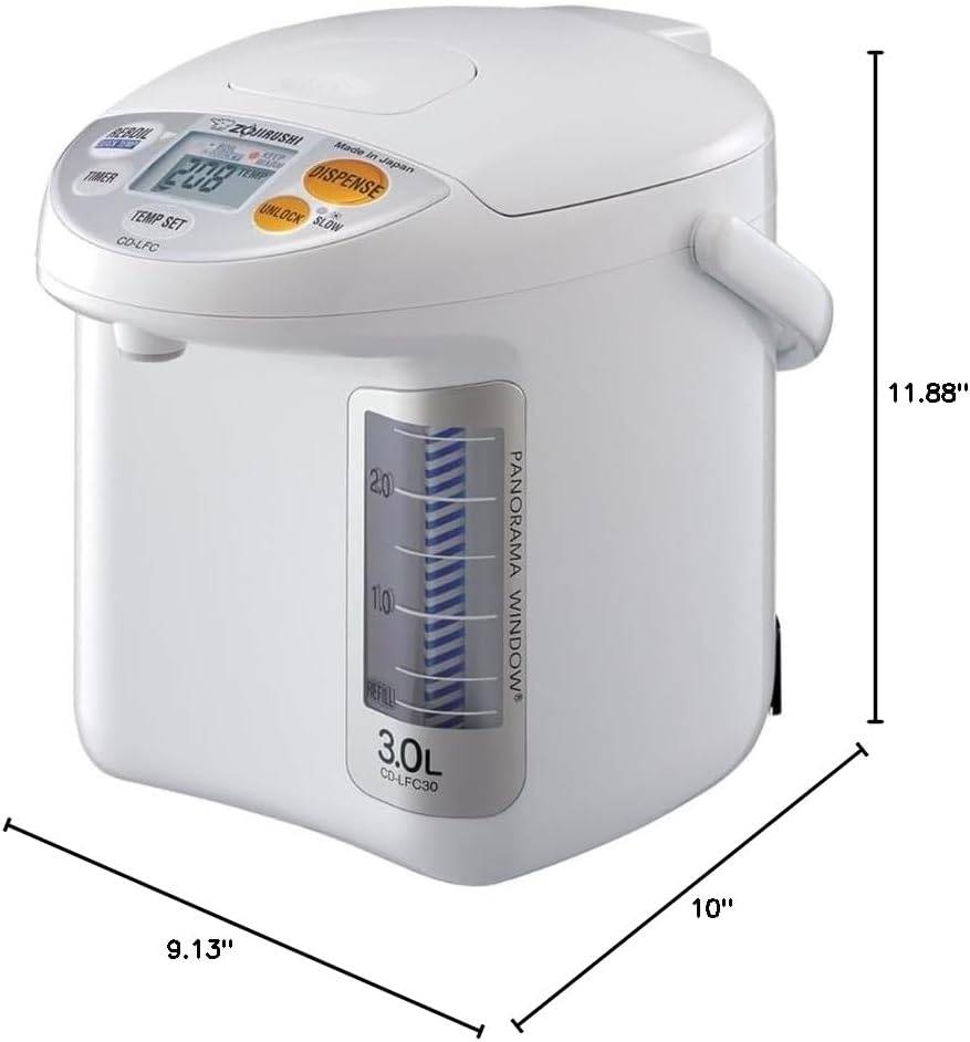 image:imageZojirushi CD LFC30 Micom Water Boiler and Warmer 30 L 101 Oz White32 Quarts