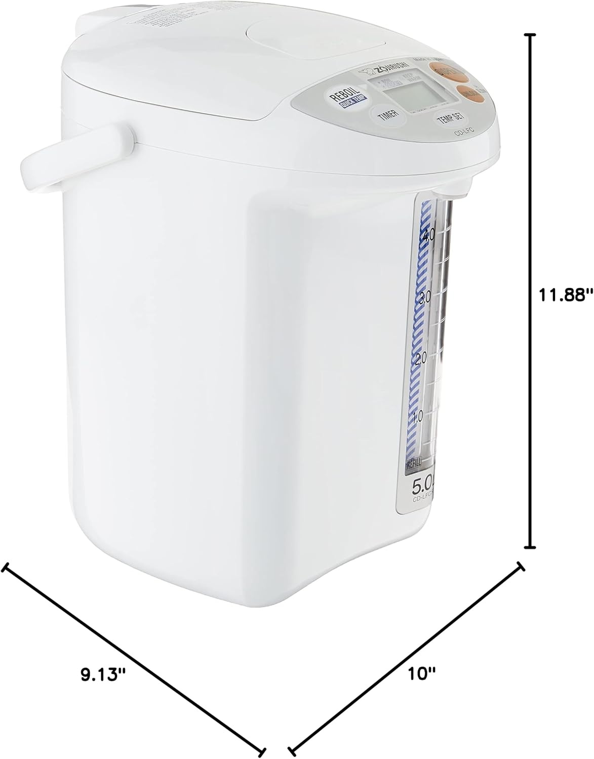 image:imageZojirushi CD LFC30 Micom Water Boiler and Warmer 30 L 101 Oz White53 Quarts