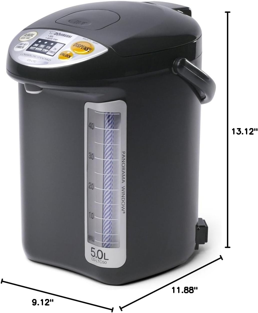 image:imageZojirushi CDLTC50 Commercial Water Boiler and Warmer 169 oz BlackWater Boiler And Warmer
