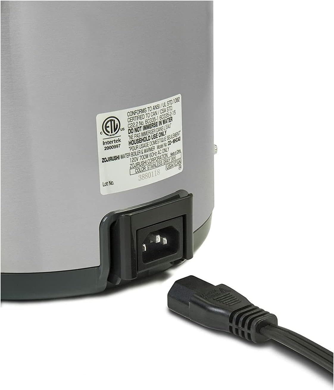 image:imageZojirushi CDWHC40XH Micom Water Boiler and Warmer 135 oz Stainless GrayBoiler Warmer