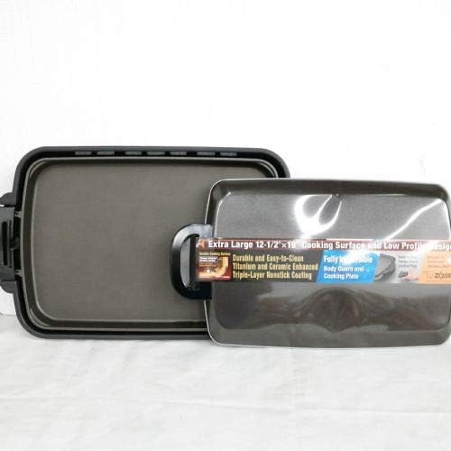 image:imageZojirushi EABDC10TD Gourmet Sizzler Electric Griddle One Size Dark BrownStainless Brown