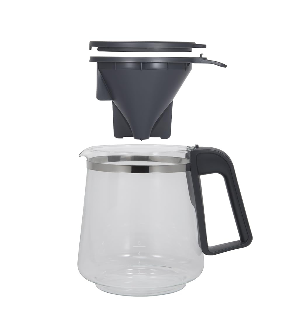 image:imageZojirushi ECDAC50BA ZUTTO Coffee Maker 5 Cups Black PFASfreeSilver