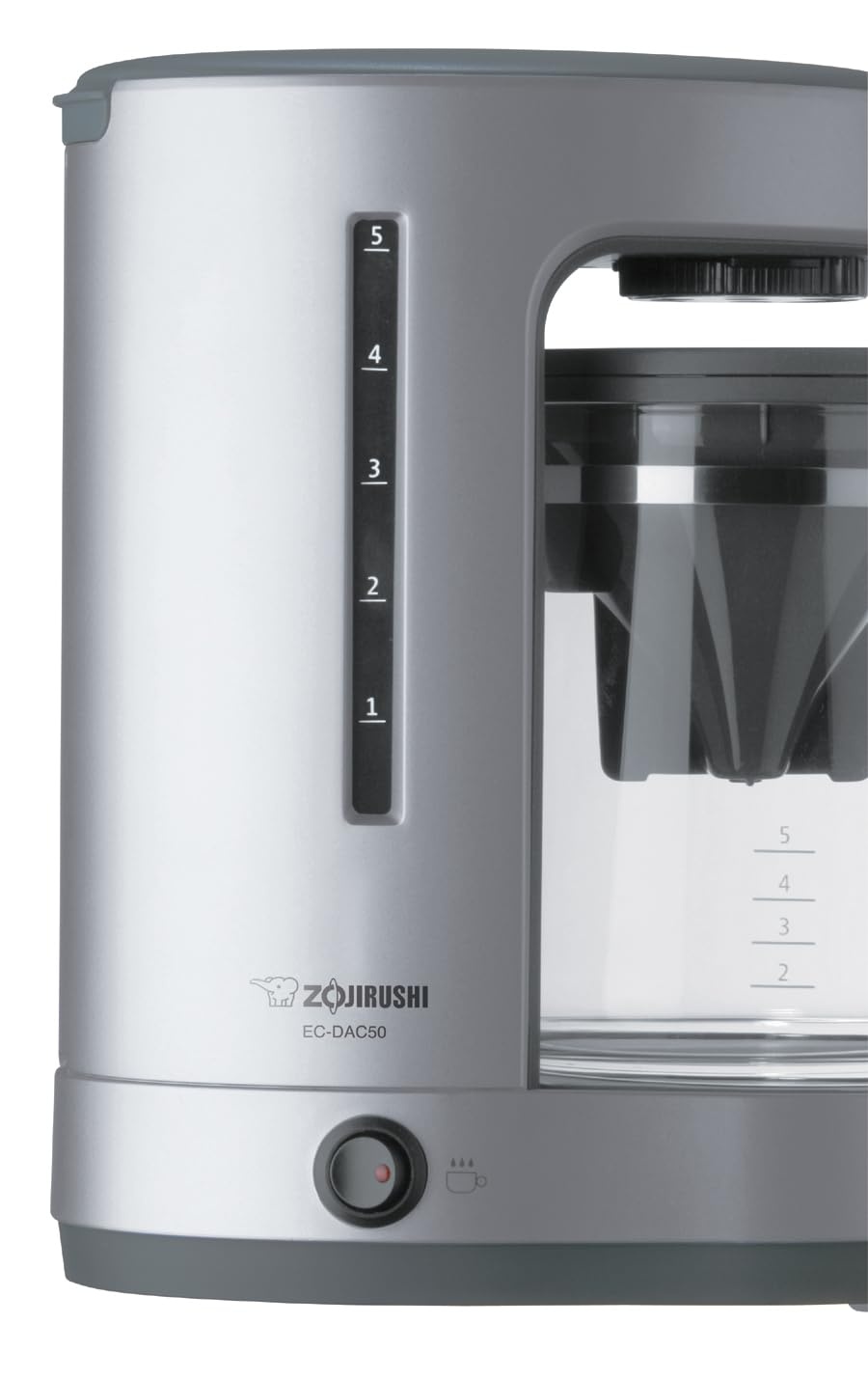 image:imageZojirushi ECDAC50BA ZUTTO Coffee Maker 5 Cups Black PFASfreeSilver