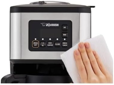 image:imageZojirushi ECESC120 Coffee Maker Dome Brew Programmable StainlessSteel and BlackProgramable