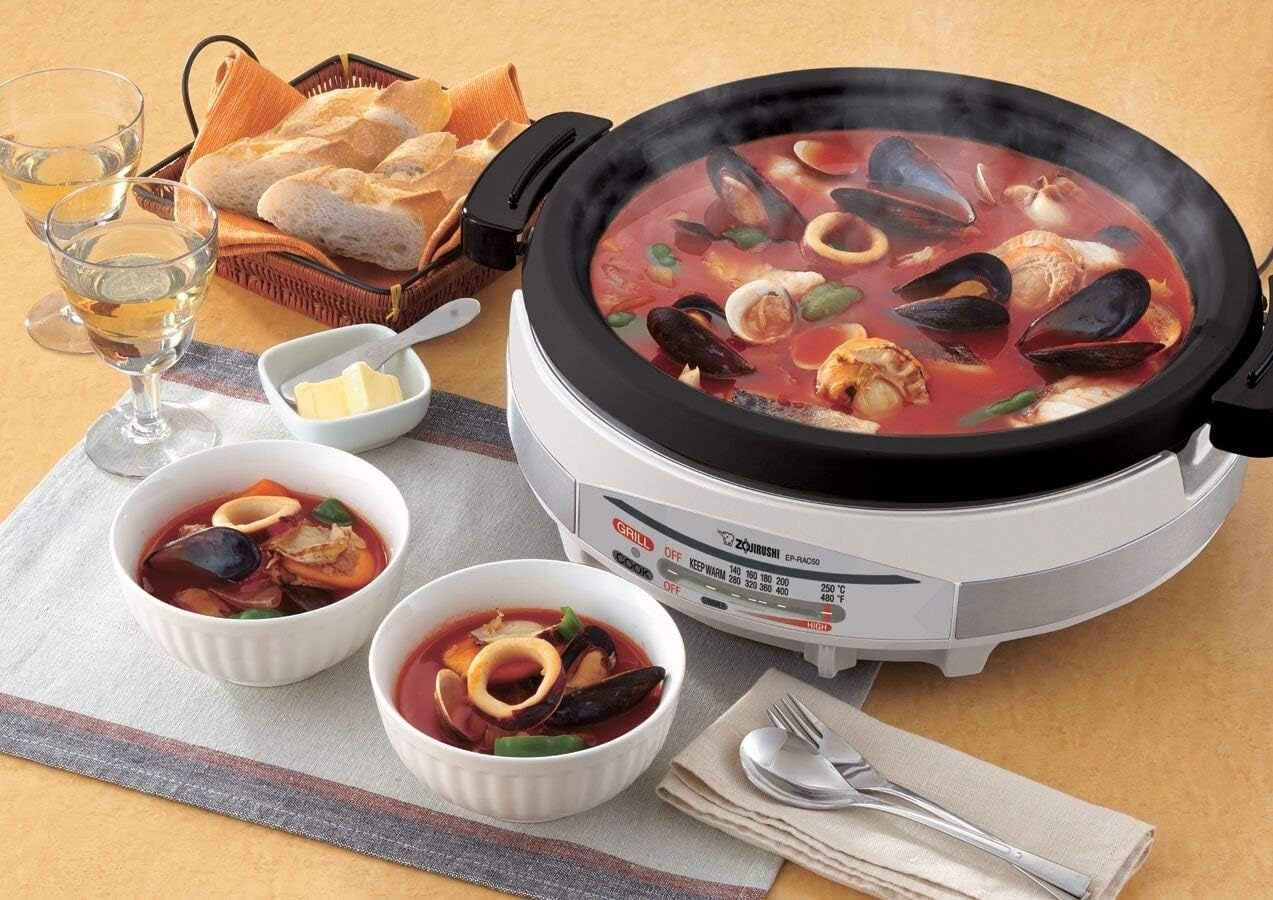 image:imageZojirushi EPRAC50 Gourmet dExpert 1350Watt Electric SkilletElectric Skillet