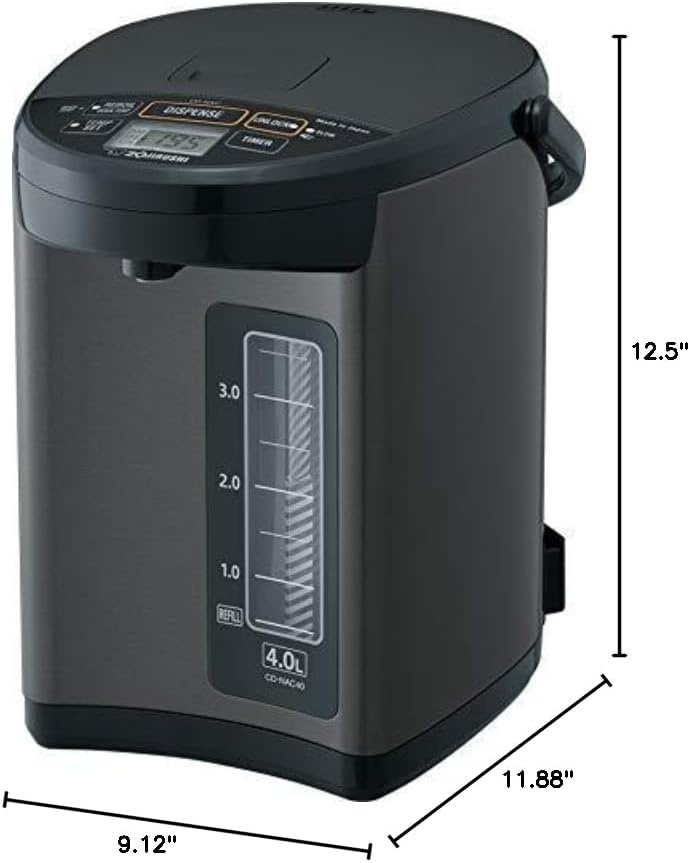 image:imageZojirushi Micom Water Boiler and Warmer 40 L BlackMetallic Black