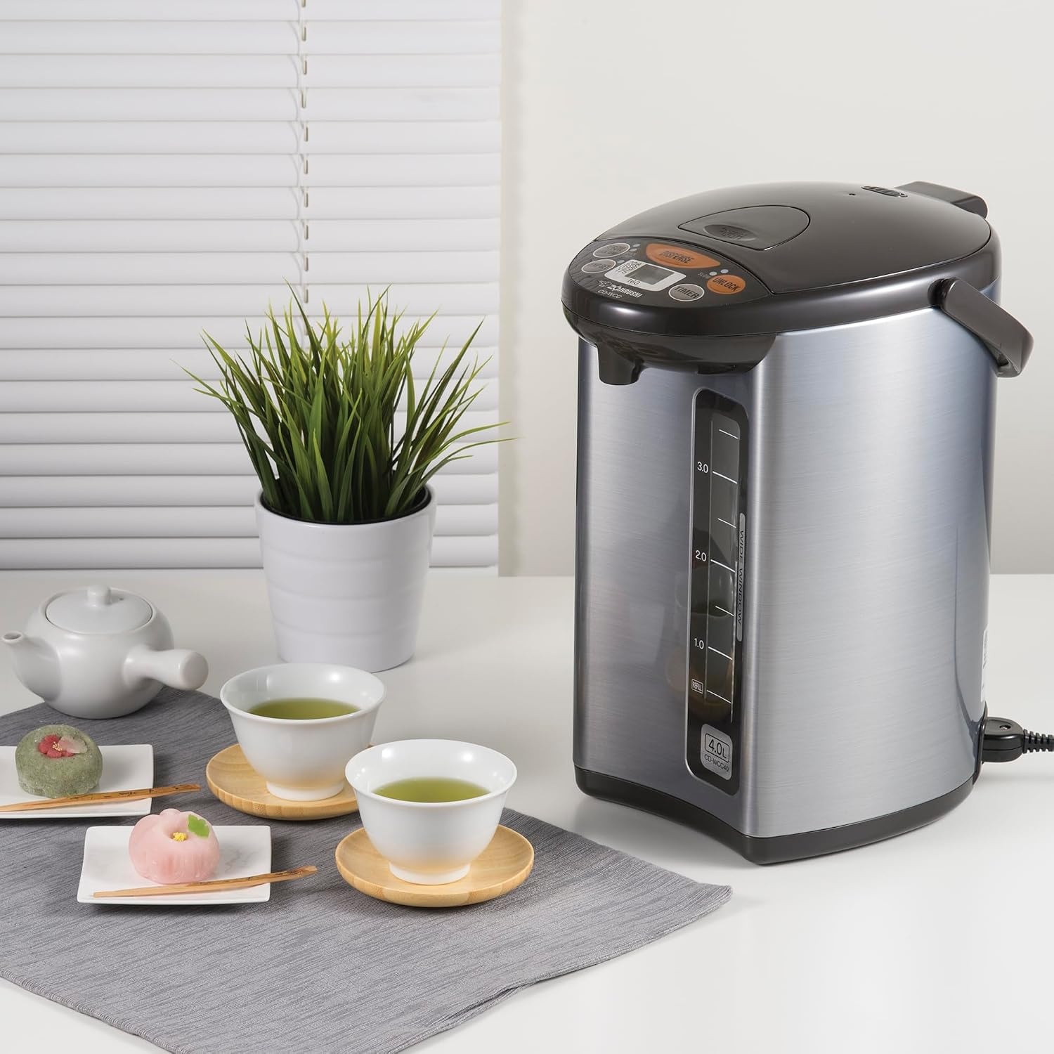 image:imageZojirushi Micom Water Boiler and Warmer CD WCC30 30l 101 Oz Silver42 Quarts