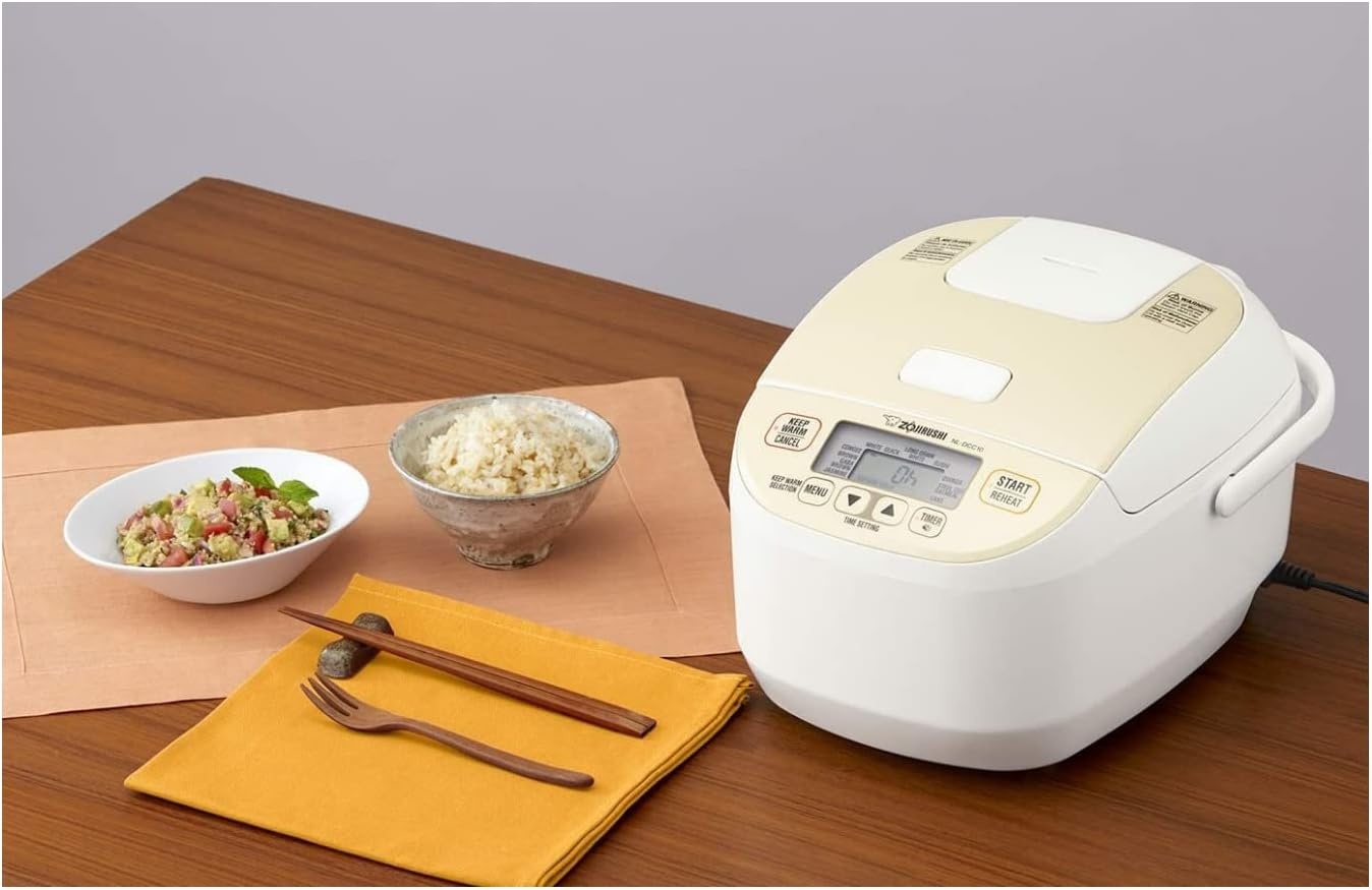 image:imageZojirushi NLDCC10CP Micom Rice Cooker amp Warmer 55 Cups Pearl Beige55Cups