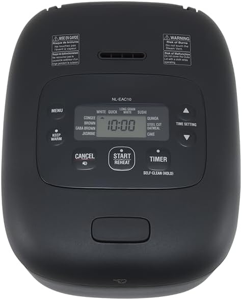 image:imageZojirushi NLEAC10WA Micom Rice Cooker amp Warmer 55 Cups WhiteBlack