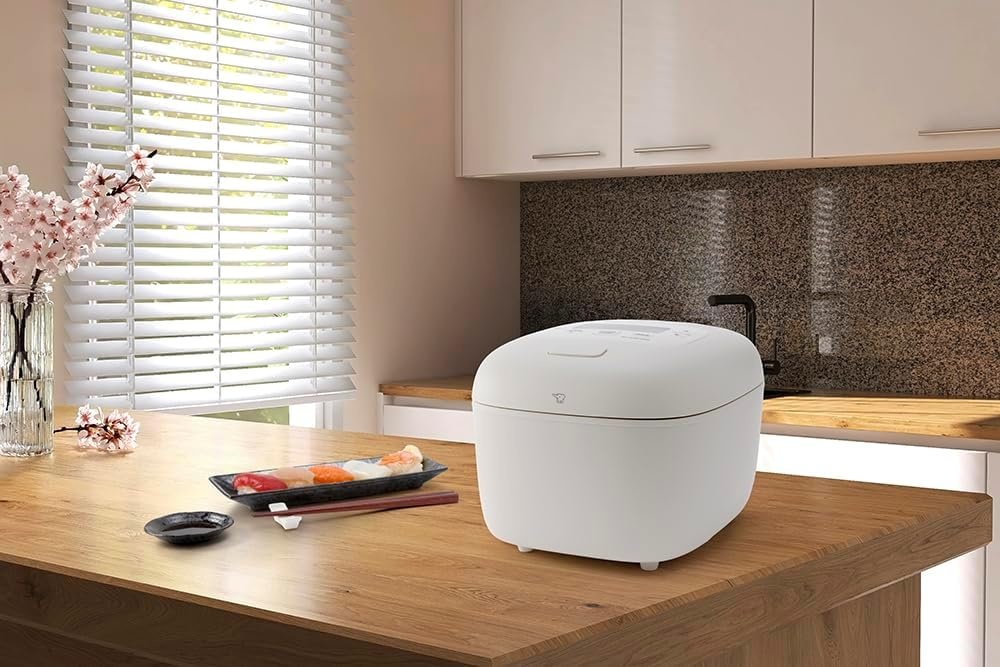 image:imageZojirushi NLEAC10WA Micom Rice Cooker amp Warmer 55 Cups WhiteWhite