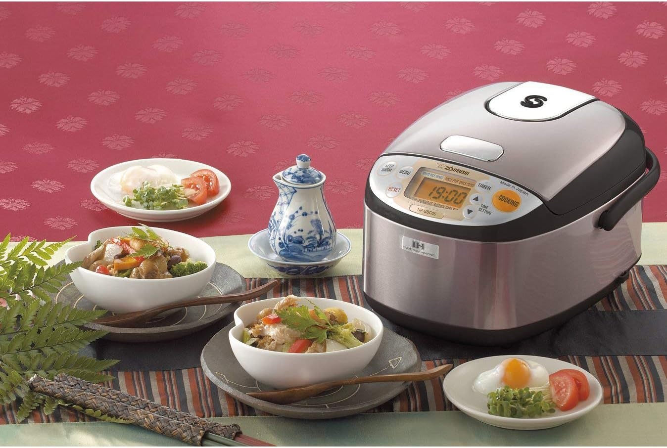 image:imageZojirushi NPGBC05XT Induction Heating System Rice Cooker and Warmer 054 L Stainless Dark BrownStainless Dark Brown
