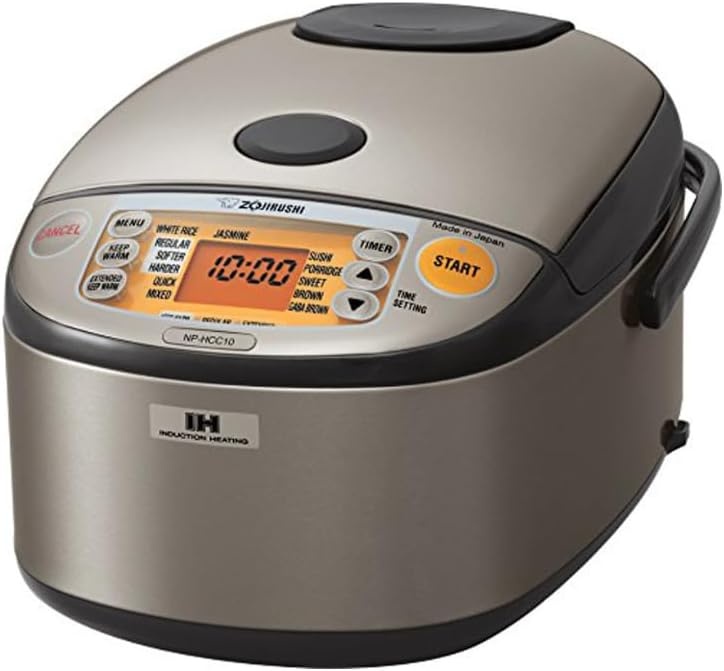 image:imageZojirushi NPHCC10XH Induction Heating System Rice Cooker and Warmer 55Cup Stainless Dark GrayStainless Dark Gray