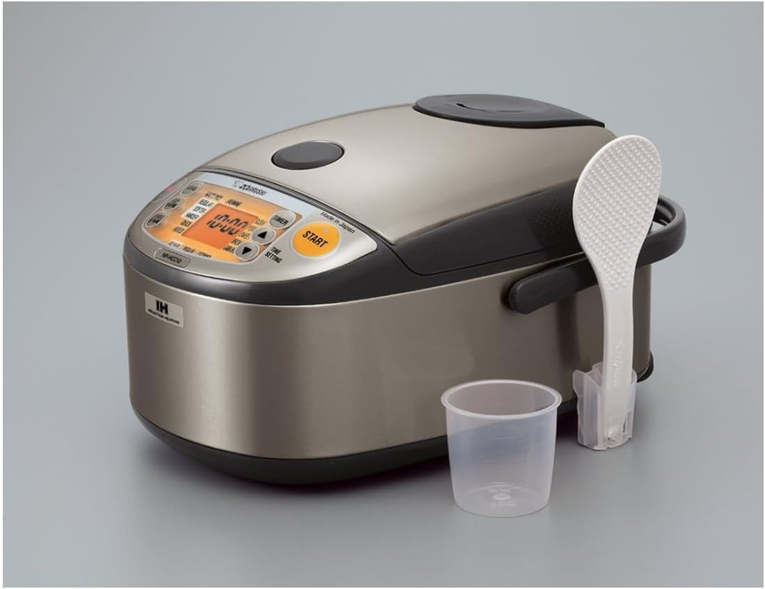 image:imageZojirushi NPHCC10XH Induction Heating System Rice Cooker and Warmer 55Cup Stainless Dark GrayStainless Dark Gray