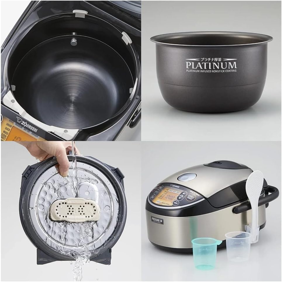 image:imageZojirushi Np NWC10XB Pressure Ih Rice Cooker 55 Cup Black