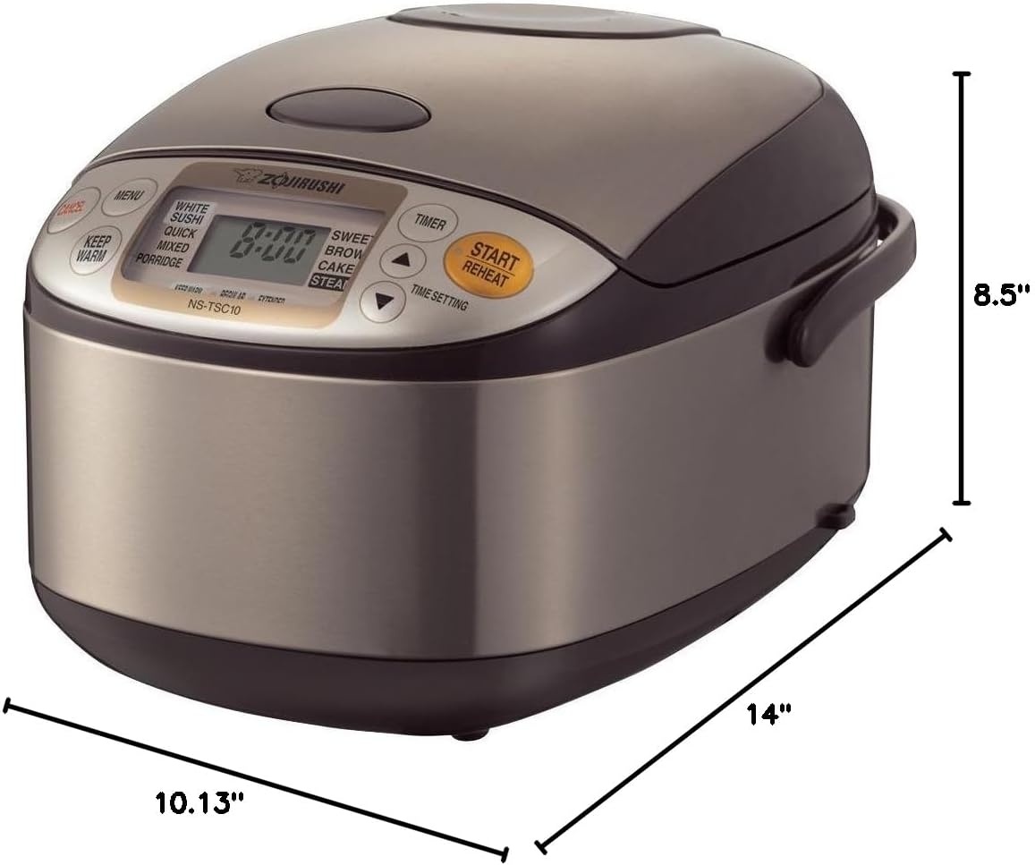 image:imageZojirushi Ns TSC10 55 Cup Micom Rice Cooker and Warmer 10l55 cups