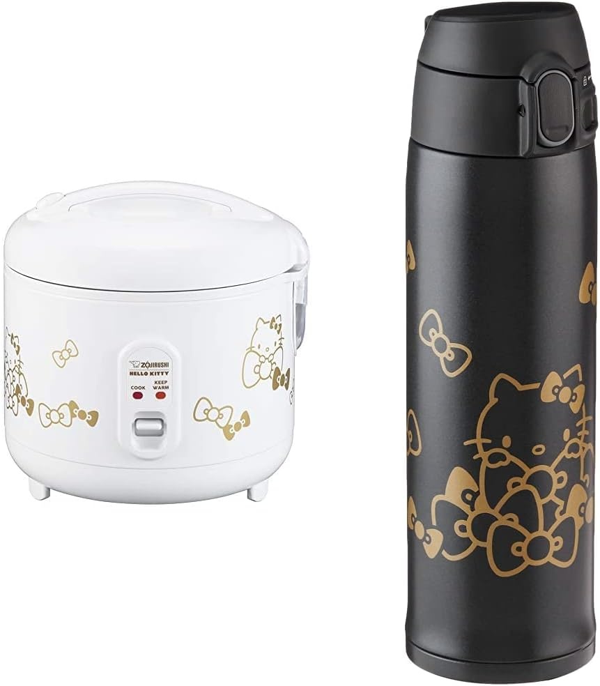 image:imageZojirushi Rice Cooker Metallic GrayHello Kitty White