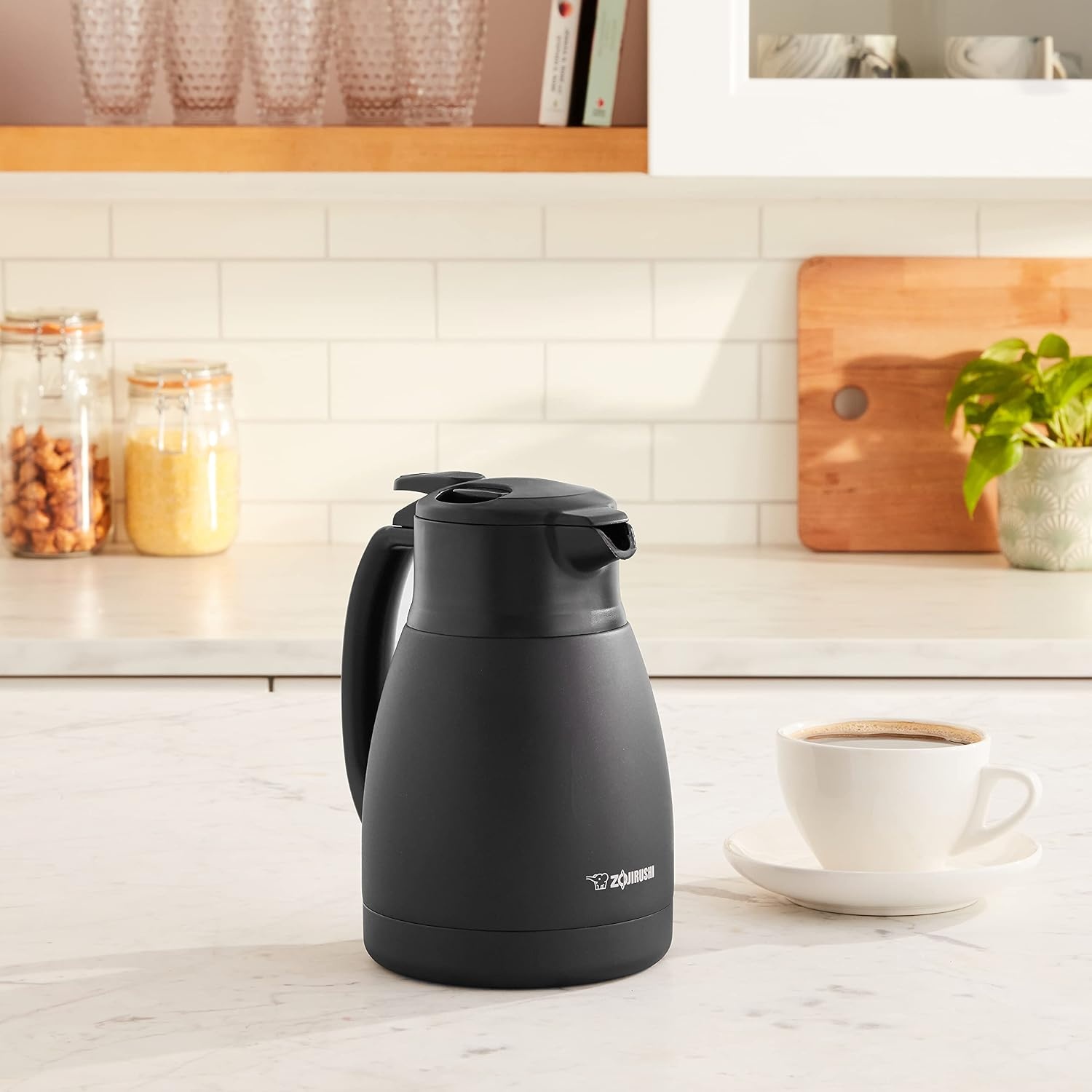 image:imageZojirushi SHHC10XA Stainless Steel Vacuum Carafe 1 Liter SSMatte Black