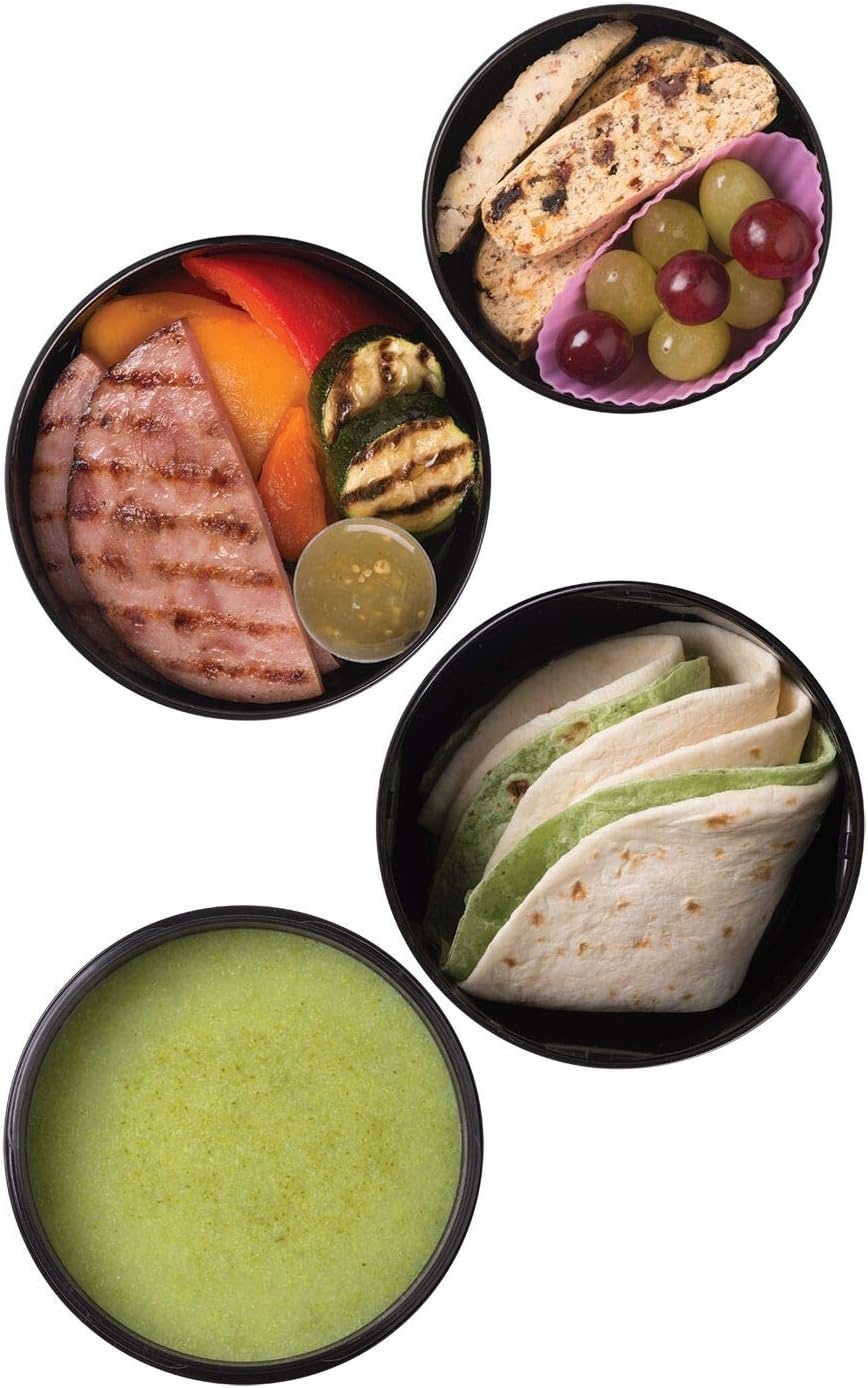 image:imageZojirushi SLJBE14BZ Mr Bento Stainless Lunch Jar 41 Oz Carbon BlackBlueberry
