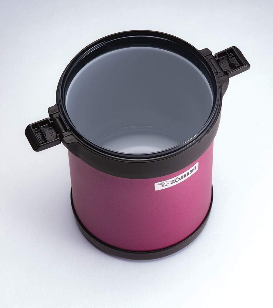 image:imageZojirushi SLJBE14BZ Mr Bento Stainless Lunch Jar 41 Oz Carbon BlackPlum