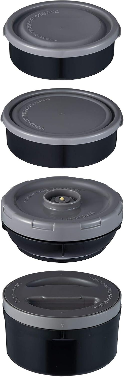 image:imageZojirushi SLJBE14BZ Mr Bento Stainless Lunch Jar 41 Oz Carbon BlackPlum