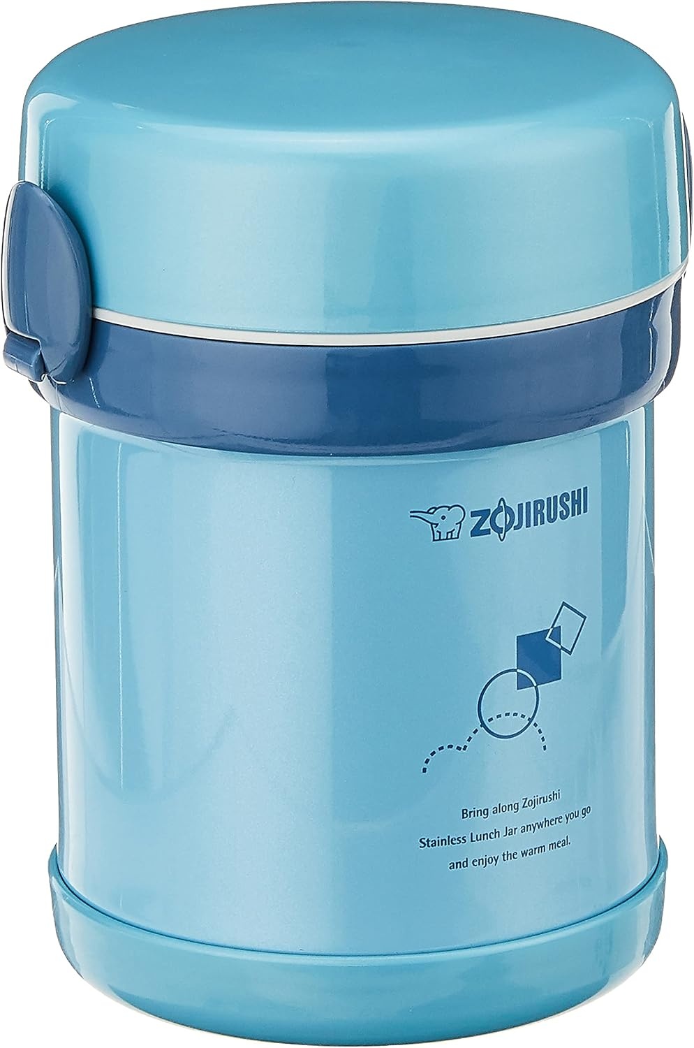 image:imageZojirushi SLMEE07AB MsBento Stainless Lunch Jar Aqua BluePack of 12
