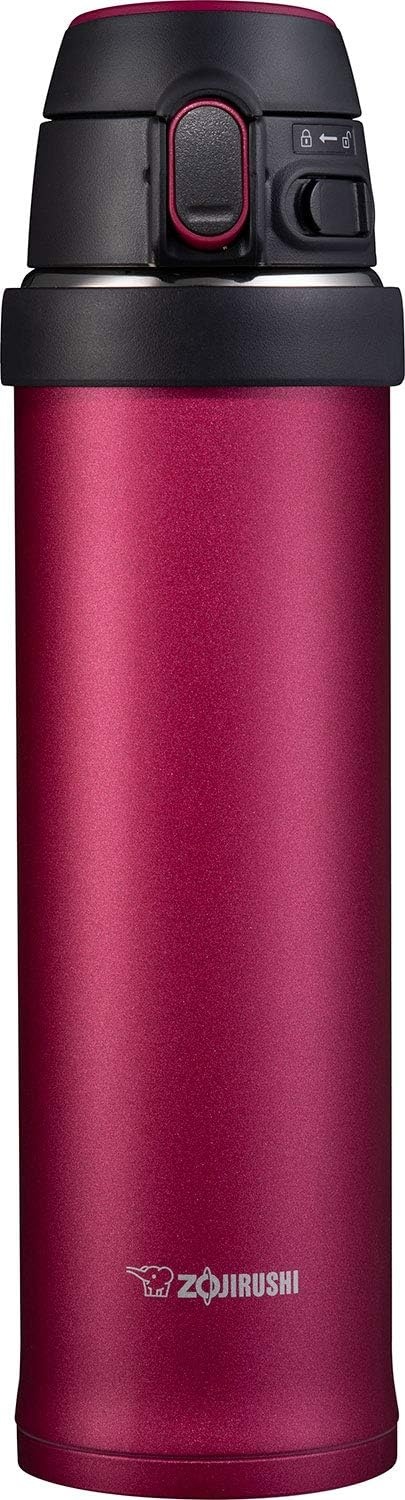 image:imageZojirushi SMQHE60GK FlipandGo Stainless Mug 20Ounce TealHibiscus Red