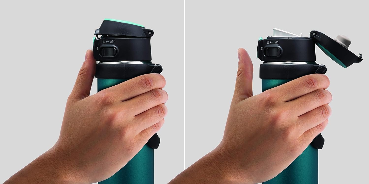image:imageZojirushi SMQHE60GK FlipandGo Stainless Mug 20Ounce TealTeal