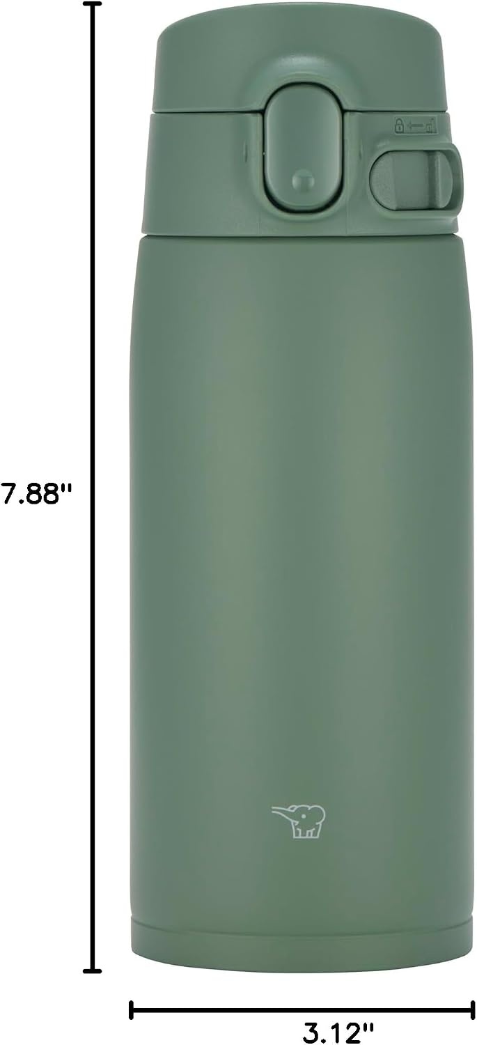 image:imageZojirushi SMVH95GM GoCafe Insulated Stainless Steel Mug 32Ounce 95 liter PFASfree amp BPAfreeMoss Green