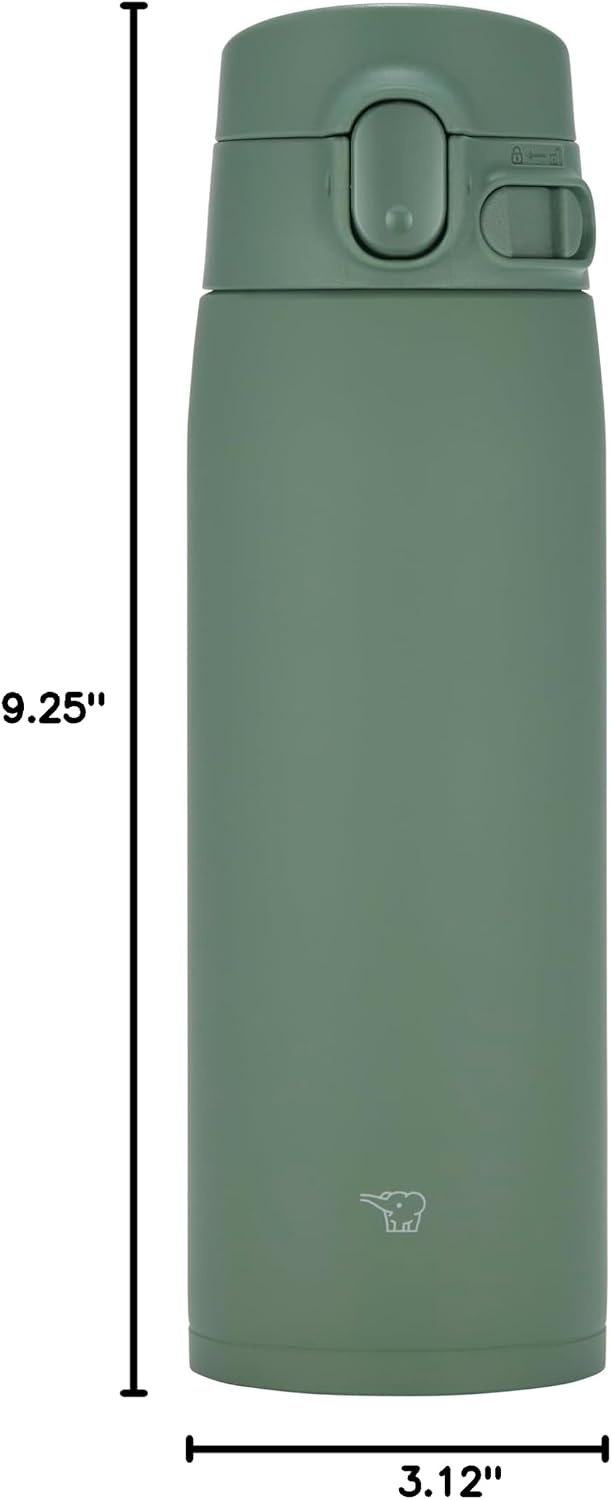 image:imageZojirushi SMVH95GM GoCafe Insulated Stainless Steel Mug 32Ounce 95 liter PFASfree amp BPAfreeMoss Green