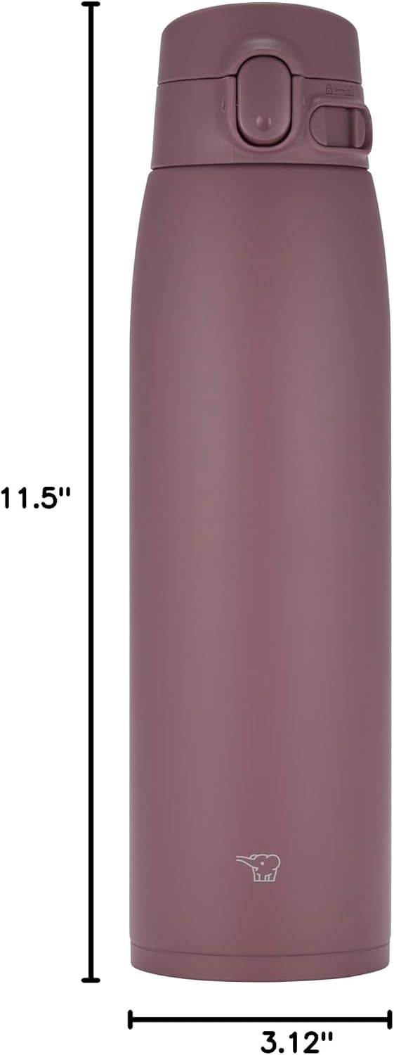 image:imageZojirushi SMVH95GM GoCafe Insulated Stainless Steel Mug 32Ounce 95 liter PFASfree amp BPAfreePlum Taupe