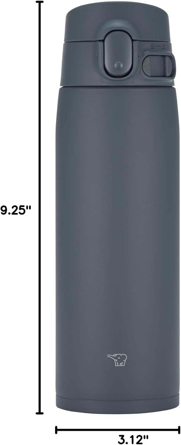 image:imageZojirushi SMVH95GM GoCafe Insulated Stainless Steel Mug 32Ounce 95 liter PFASfree amp BPAfreeStone Gray