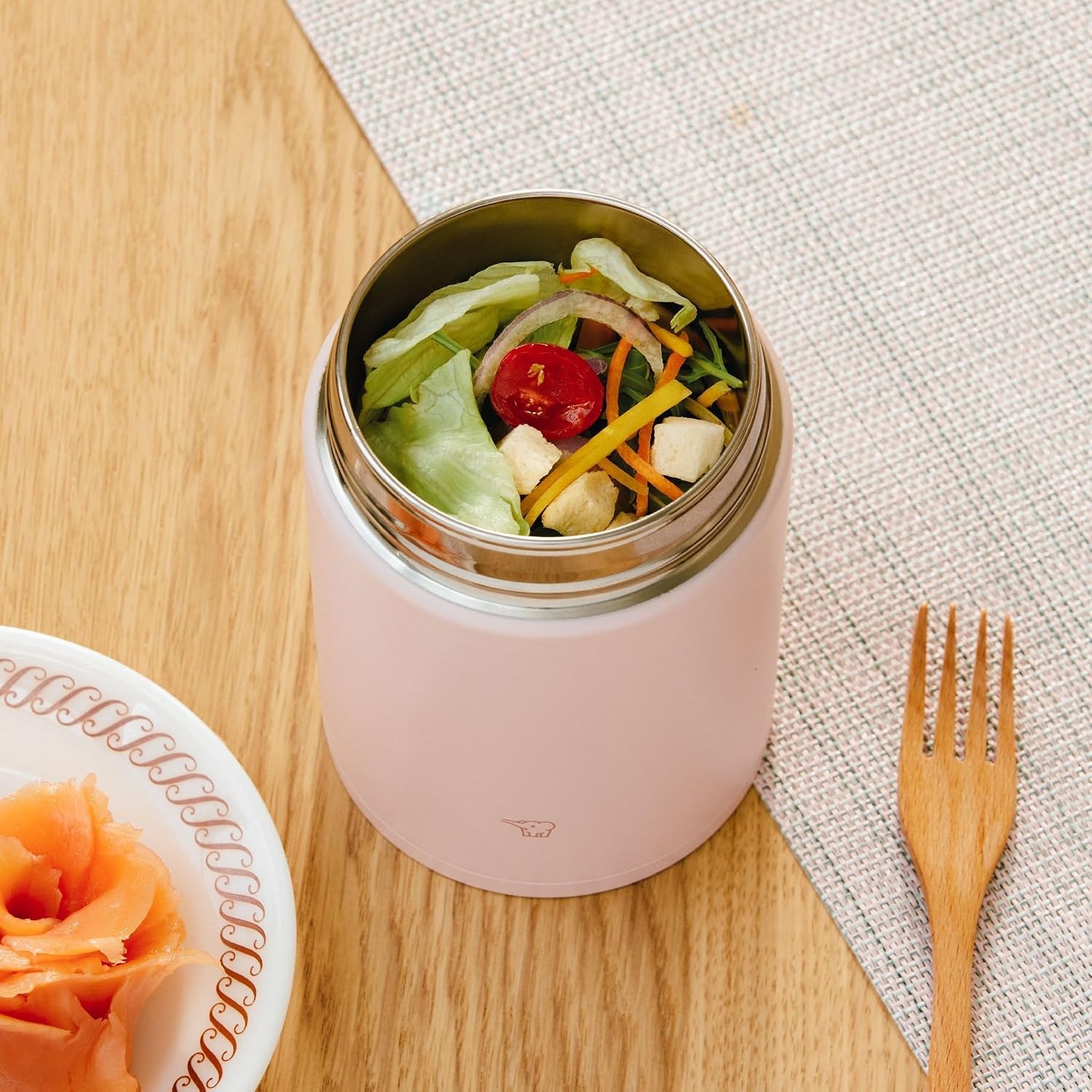 image:imageZojirushi SWKA75H Stainless Steel Lunch Jar 25 oz Vintage RoseVintage Rose