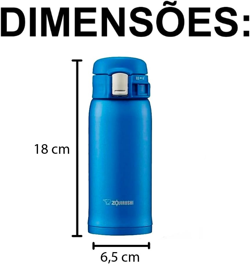 image:imageZojirushi Stainless Mug 1 Count Pack of 1 Beige Gold 20 ouncesMatte Blue