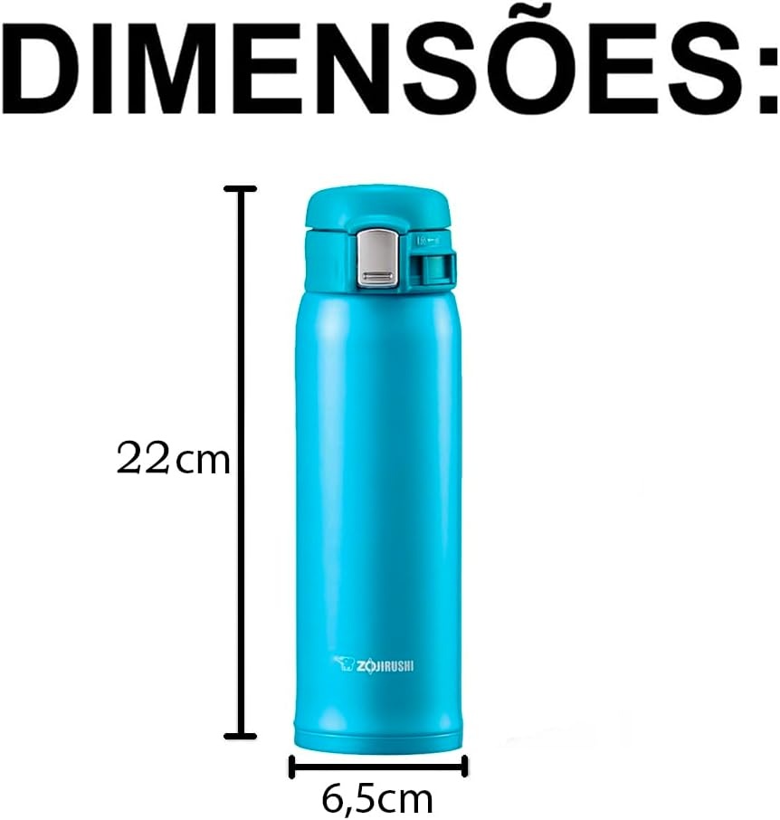 image:imageZojirushi Stainless Mug 1 Count Pack of 1 Beige Gold 20 ouncesTurquoise Blue