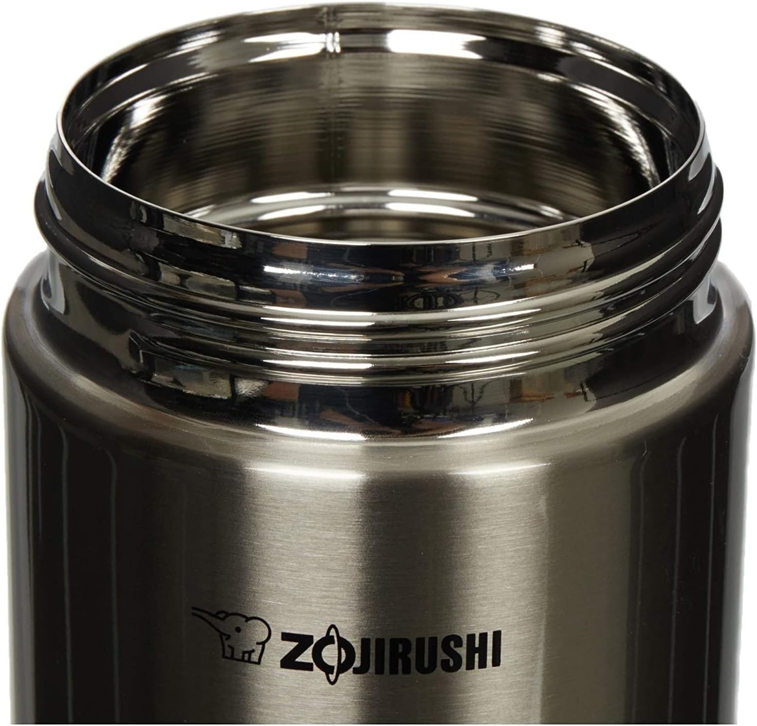 image:imageZojirushi Stainless Steel Food Jar Medium Dark BrownBlackStainless