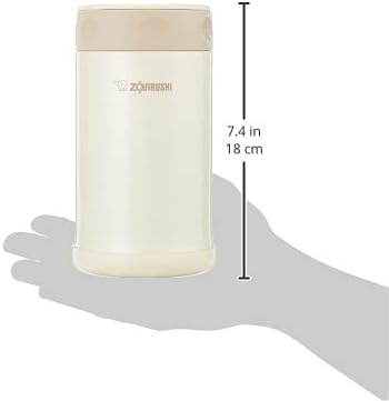 image:imageZojirushi Stainless Steel Food Jar Medium Dark BrownCream