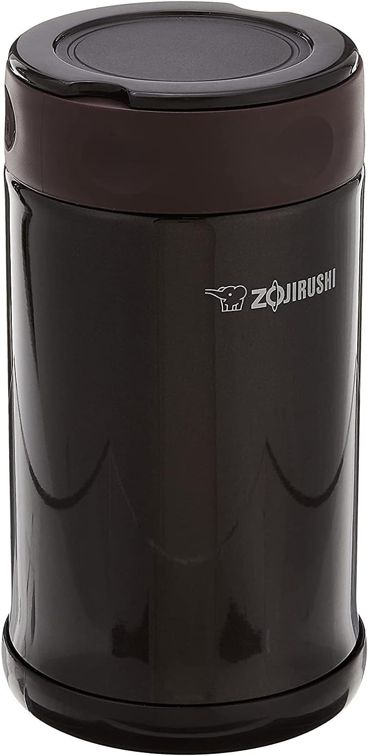 image:imageZojirushi Stainless Steel Food Jar Medium Dark BrownDark Brown