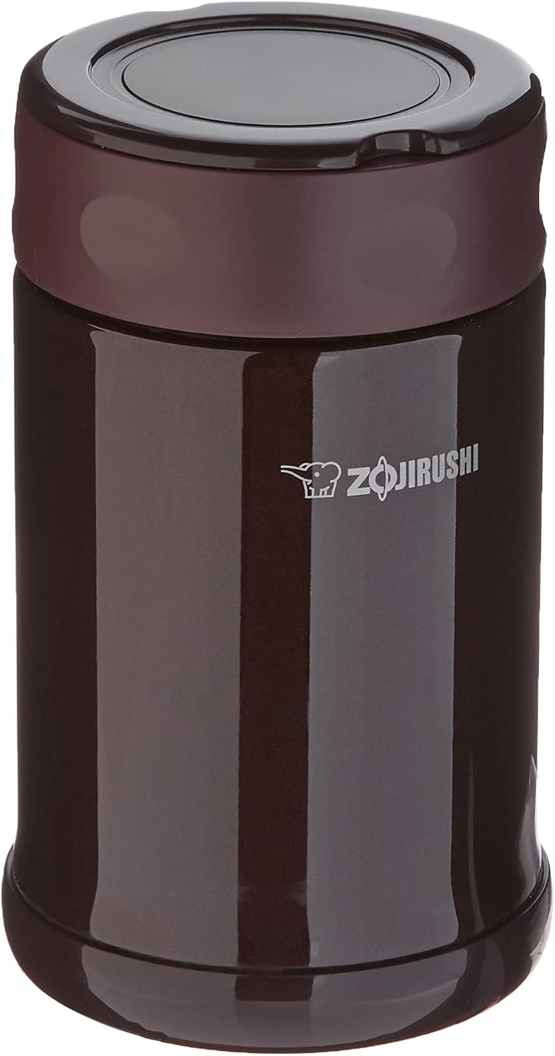 image:imageZojirushi Stainless Steel Food Jar Medium Dark BrownDark Brown
