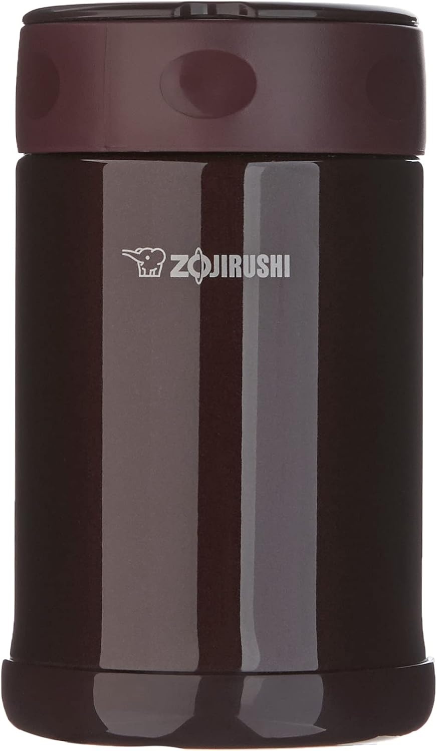 image:imageZojirushi Stainless Steel Food Jar Medium Dark BrownDark Brown