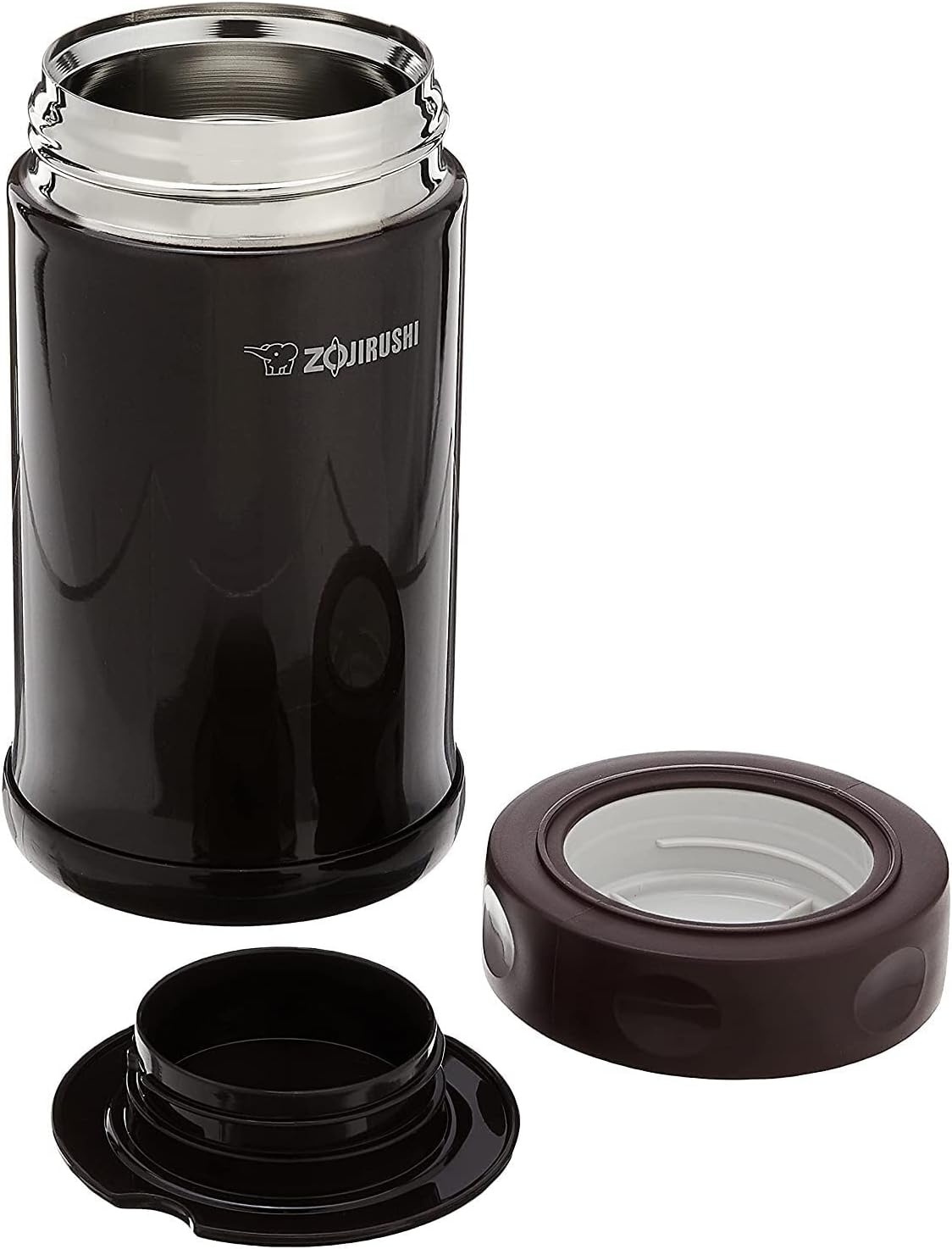 image:imageZojirushi Stainless Steel Food Jar Medium Dark BrownDark Brown