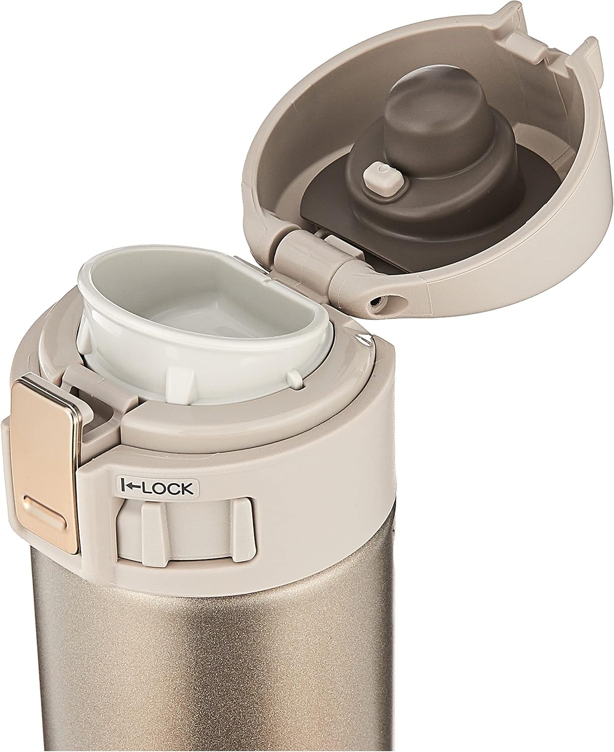 image:imageZojirushi Stainless Steel Mug 16 oz EmeraldChampagne Gold