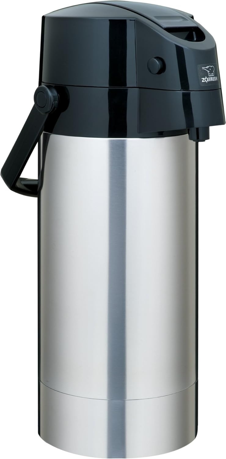 image:imageZojirushi Stainless Steel Vacuum Air Pot Beverage Dispenser 1Gallon 38LiterStainless Steel