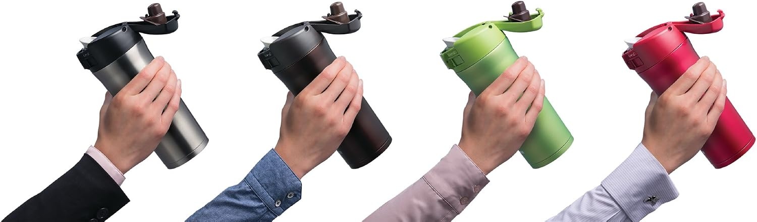 image:imageZojirushi Travel Mug 16 oz Stainless SteelDark Cocoa