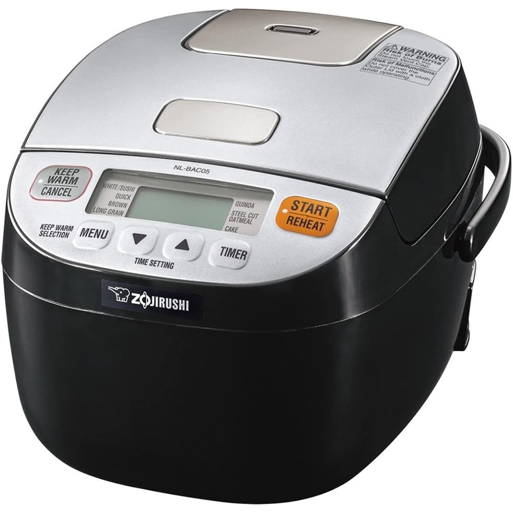 image:imageZojirushi 612252NLBAC05SB Micom Rice Cooker and Warmer Silver BlackRice Cooker